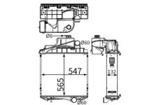 Chladič motora MAHLE CR 1730 000S