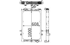 Chladič, chlazení motoru MAHLE CR 2780 000S