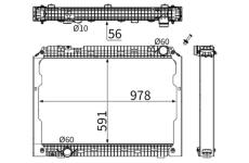 Chladič, chlazení motoru MAHLE CR 2783 000S
