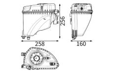 Vyrovnávací nádoba, chladicí kapalina MAHLE CRT 240 000S