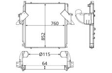 Chladič turba MAHLE CI 101 000S