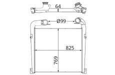 Chladič plniaceho vzduchu MAHLE CI 143 000S