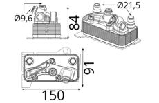 Chladič oleja automatickej prevodovky MAHLE CLC 428 000S