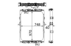 Chladič motora MAHLE CR 688 000S