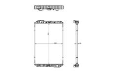 Chladič, chlazení motoru MAHLE CR 713 001S