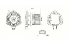 vnitřní ventilátor MAHLE AB 480 000S