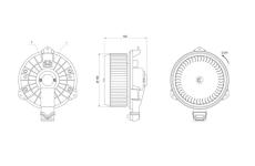 vnitřní ventilátor MAHLE AB 488 000S
