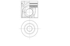 Píst MAHLE 099 PI 00127 000