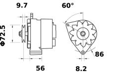 generátor MAHLE MG 628