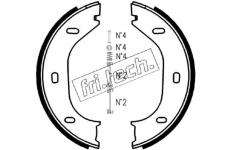 Sada brzdových čelistí, parkovací brzda fri.tech. 1019.021K