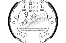 Sada brzdových čelistí fri.tech. 1022.030K
