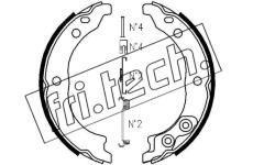 Sada brzdových čelistí, parkovací brzda fri.tech. 1034.113K