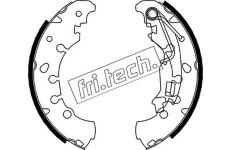 Sada brzdových čelistí fri.tech. 1034.116