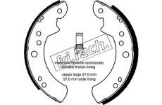 Sada brzdových čelistí fri.tech. 1040.127
