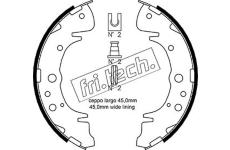 Sada brzdových čelistí fri.tech. 1046.207