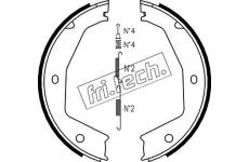 Sada brzdových čelistí, parkovací brzda fri.tech. 1048.002K