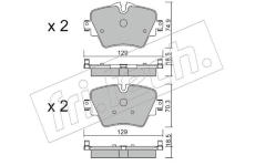 Sada brzdových destiček, kotoučová brzda fri.tech. 1061.0