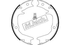 Sada brzdových čelistí, parkovací brzda fri.tech. 1064.177