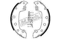 Sada brzdových čelistí fri.tech. 1088.204K