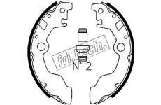 Sada brzdových čelistí fri.tech. 1110.330