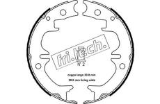 Sada brzdových čelistí, parkovací brzda fri.tech. 1115.314
