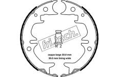 Sada brzdových čelistí, parkovací brzda fri.tech. 1115.316