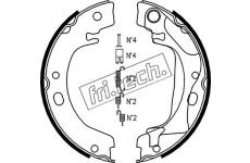 Sada brzdových čelistí, parkovací brzda fri.tech. 1115.318K