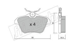 Sada brzdových destiček, kotoučová brzda fri.tech. 115.0