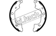 Sada brzdových čelistí fri.tech. 1253.775