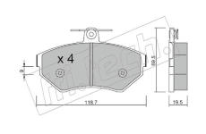 Sada brzdových destiček, kotoučová brzda fri.tech. 224.0