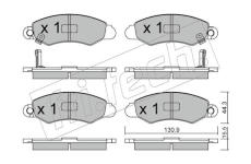 Sada brzdových destiček, kotoučová brzda fri.tech. 433.0