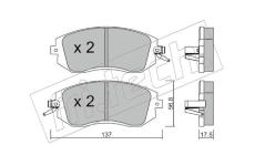 Sada brzdových destiček, kotoučová brzda fri.tech. 516.1