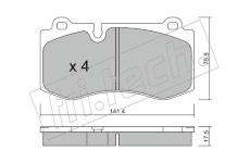 Sada brzdových destiček, kotoučová brzda fri.tech. 685.0
