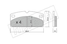 Sada brzdových destiček, kotoučová brzda fri.tech. 783.0
