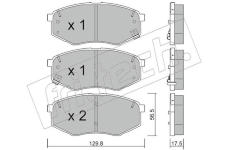 Sada brzdových destiček, kotoučová brzda fri.tech. 958.0