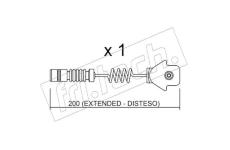 Vystrazny kontakt, opotrebeni oblozeni fri.tech. SU.012