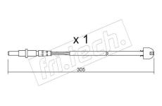 Vystrazny kontakt, opotrebeni oblozeni fri.tech. SU.098