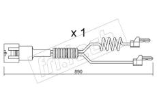 Vystrazny kontakt, opotrebeni oblozeni fri.tech. SU.103