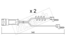Vystrazny kontakt, opotrebeni oblozeni fri.tech. SU.172K
