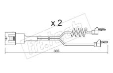 Vystrazny kontakt, opotrebeni oblozeni fri.tech. SU.180K