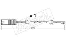 Vystrazny kontakt, opotrebeni oblozeni fri.tech. SU.208