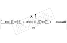 Vystrazny kontakt, opotrebeni oblozeni fri.tech. SU.278