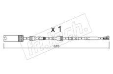 Vystrazny kontakt, opotrebeni oblozeni fri.tech. SU.298