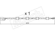 Vystrazny kontakt, opotrebeni oblozeni fri.tech. SU.321