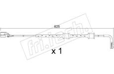 Vystrazny kontakt, opotrebeni oblozeni fri.tech. SU.382