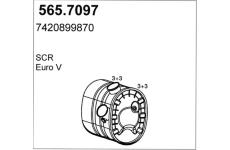 Stredni-/zadni tlumic vyfuku ASSO 565.7097