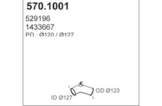 Výfuková trubka ASSO 570.1001