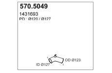Výfuková trubka ASSO 570.5049