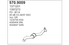 Výfuková trubka ASSO 570.9009