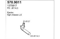 Výfuková trubka ASSO 570.9011